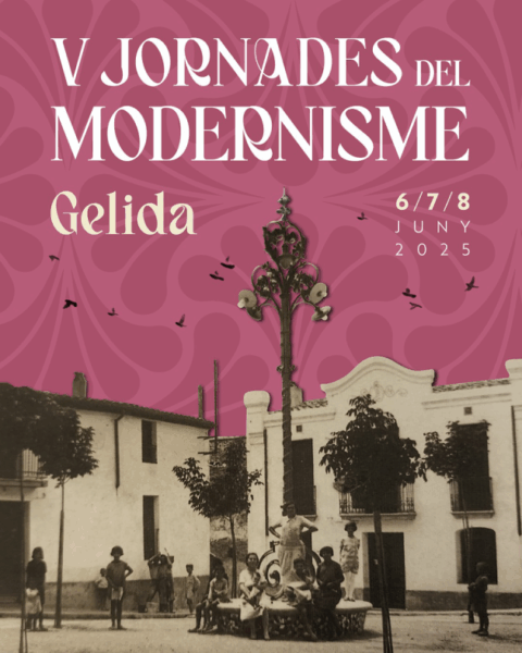 La Bustia cartell Jornades Modernisme Gelida