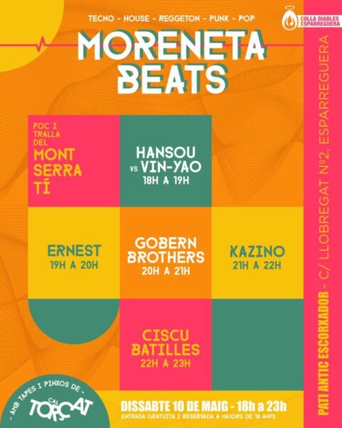 La Bustia cartell Moreneta Beats