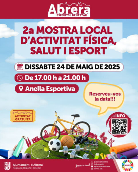 La Bustia cartell Mostra local activitat fisica Abrera