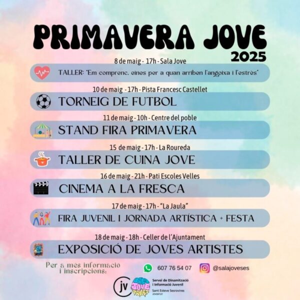 La Bustia cartell Primavera Jove