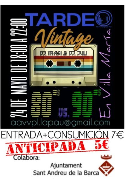 La Bustia cartell Tardeo Sant Andreu