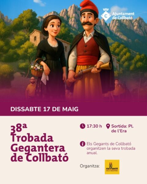 La Bustia cartell Trobada Gegantera Collbato