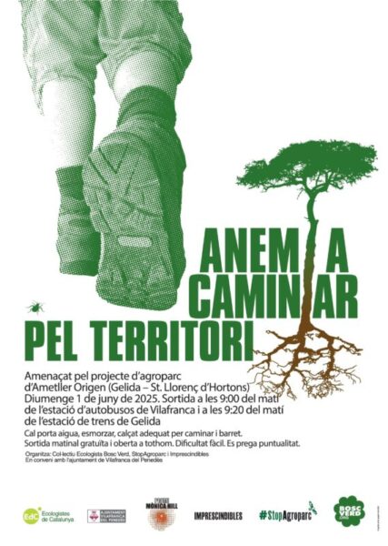La Bustia cartell caminada Stop Agroparc