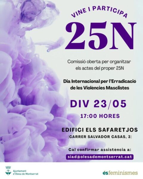 La Bustia cartell comissio 25N