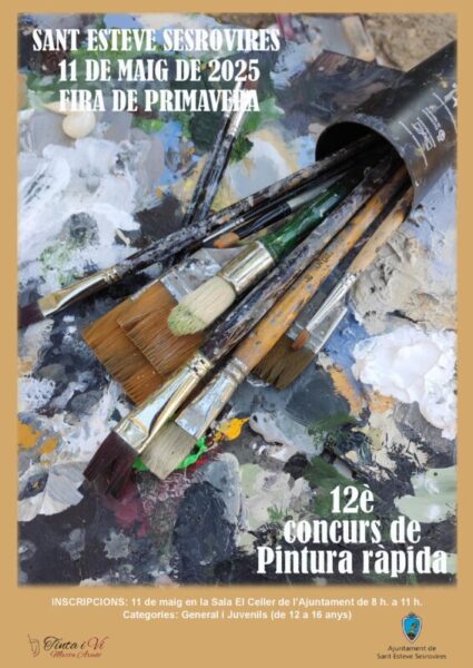 La Bustia cartell concurs pintura rapida Sant Esteve