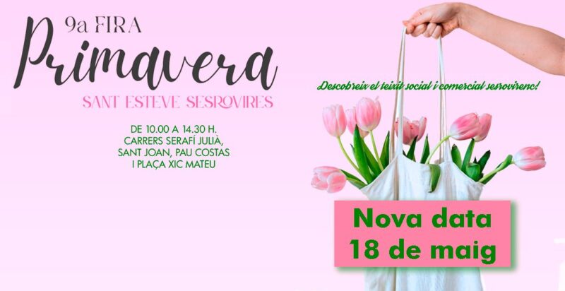 La Bustia cartell nova data Fira Primavera Sant Esteve