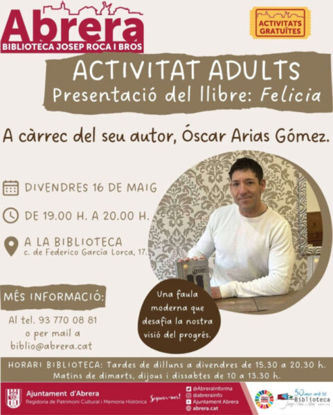 La Bustia cartell presentacio llibre Felicia