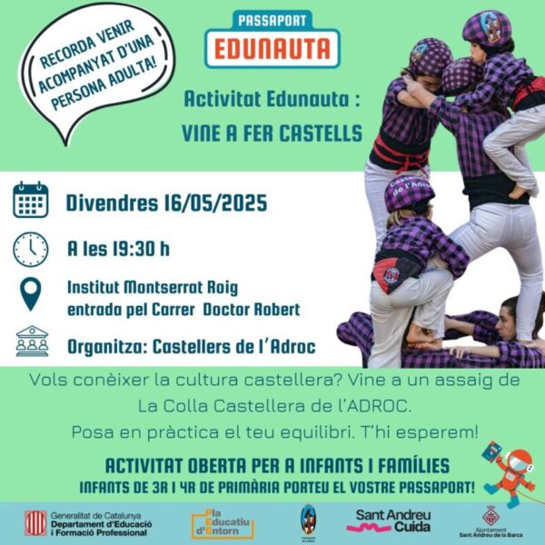 La Bustia cartell vine a fer castells