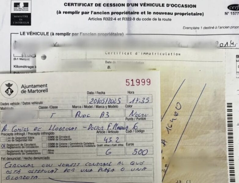 La Bustia conduccio imprudent Martorell 1