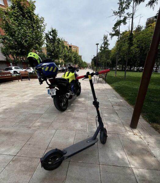 La Bustia control policial patinets i bicis Martorell