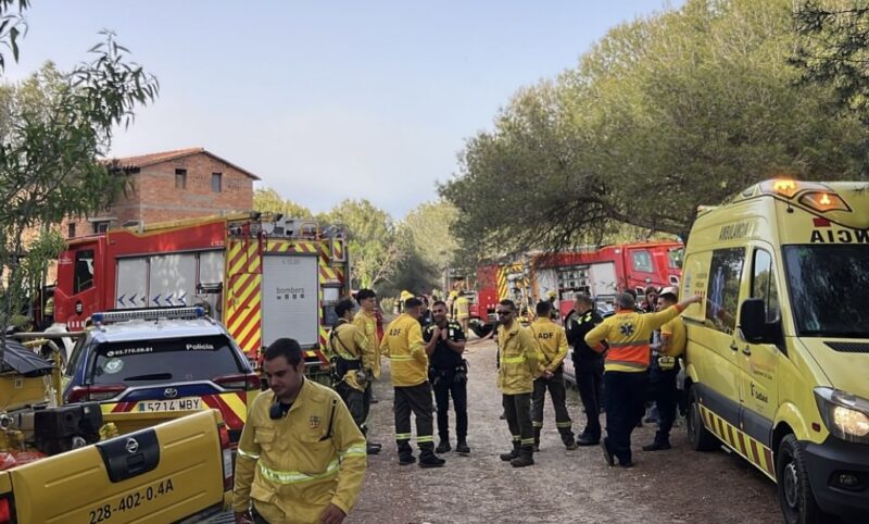 La Bustia incendi casa Ca n Amat Abrera