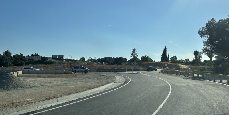 La Bustia oberta rotonda B224 Sant Esteve a Martorell maig 2025