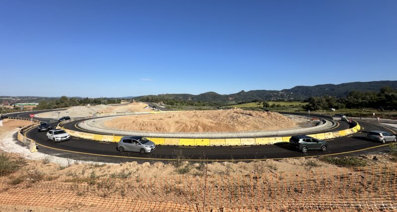 La Bustia oberta rotonda B224 Sant Esteve a Martorell maig 2025