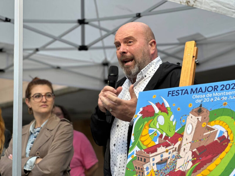 La Bustia presentacio programa i cartell Festa Major Olesa 2