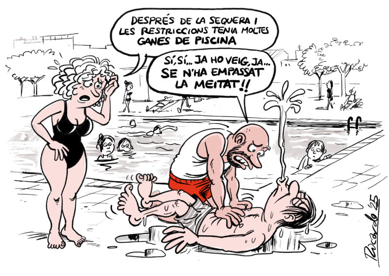 La Bustia Vinyeta Peregrina piscina juny 2025