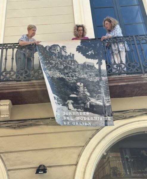 La Bustia aparadors Jornades del Modernisme Gelida 2025