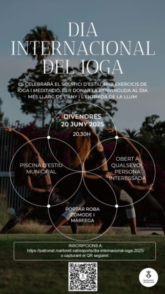 La Bustia cartell Dia Internacional Ioga Martorell