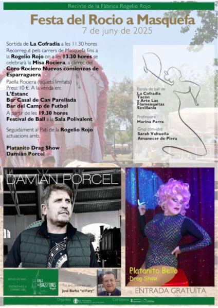 La Bustia cartell Festa del Rocio Masquefa