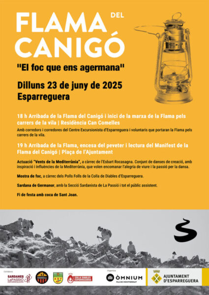 La Bustia cartell Flama Canigo Esparreguera