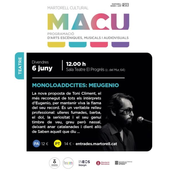 La Bustia cartell MACU 6 juny