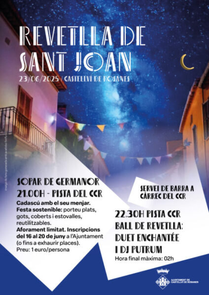 La Bustia cartell Sant Joan Castellvi