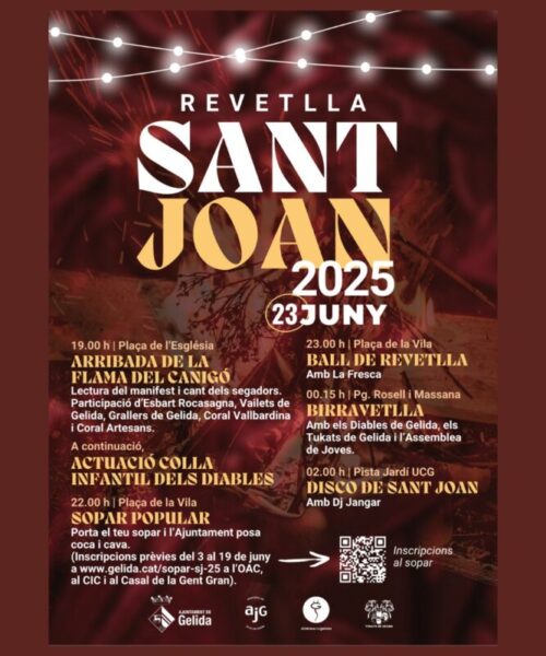 La Bustia cartell Sant Joan Gelida