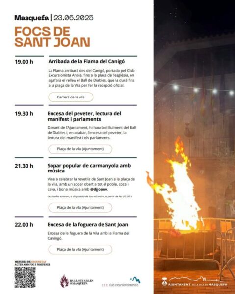 La Bustia cartell Sant Joan Masquefa