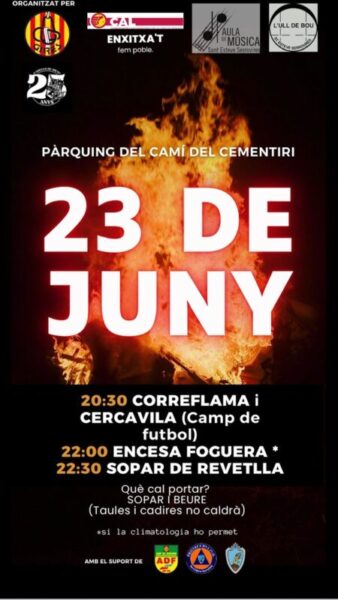 La Bustia cartell Sant Joan Sant Esteve