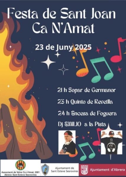 La Bustia cartell Sant Joan Sant Esteve
