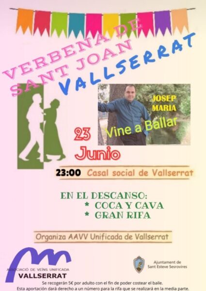 La Bustia cartell Sant Joan Vallserrat