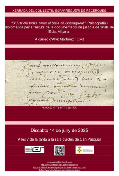 La Bustia cartell conferencia Esparreguera