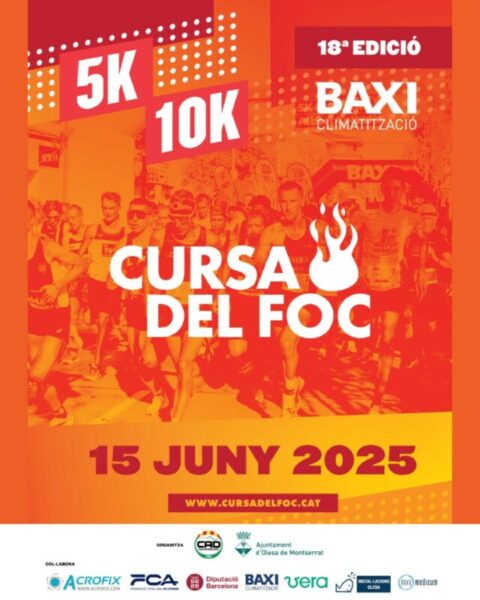 La Bustia cartell cursa del foc Olesa 1