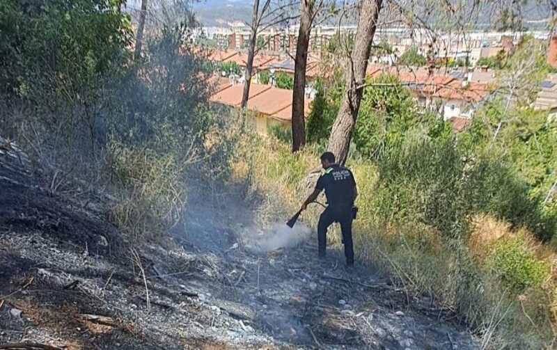 La Bustia incendi Can Salvi Sant Andreu