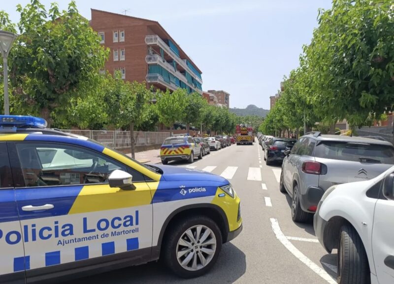 La Bustia incendi Martorell 10 juny 1