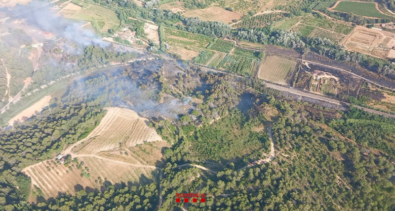 La Bustia incendi Sant Esteve Martorell