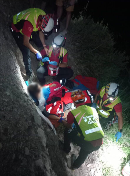 La Bustia rescat escalador Collbato 1