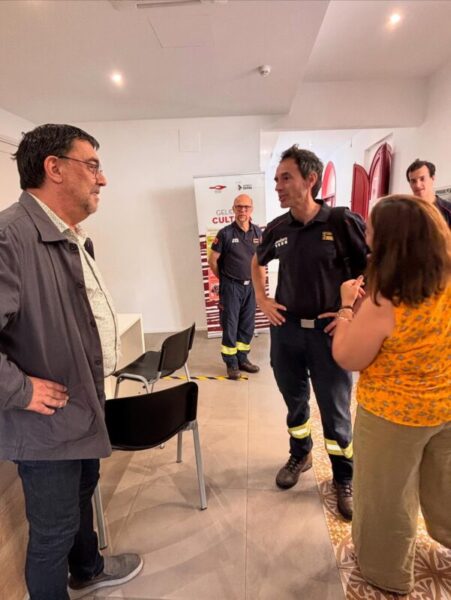 La Bustia reunio Bombers Voluntaris a Gelida 1