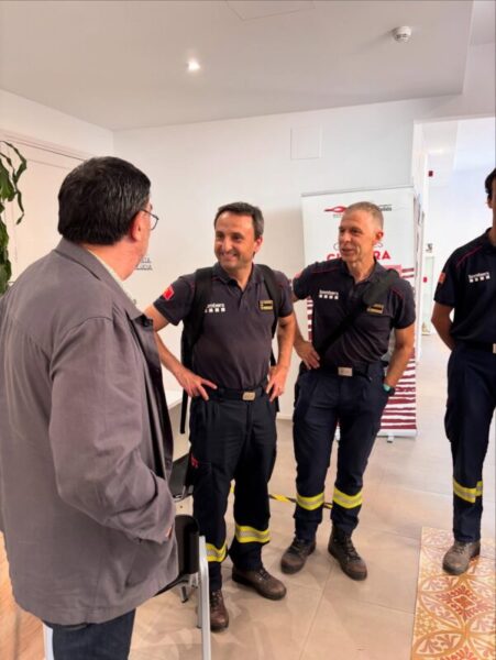 La Bustia reunio Bombers Voluntaris a Gelida 7