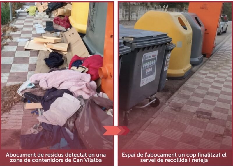 La Bustia abocament residus Abrera juliol 2025