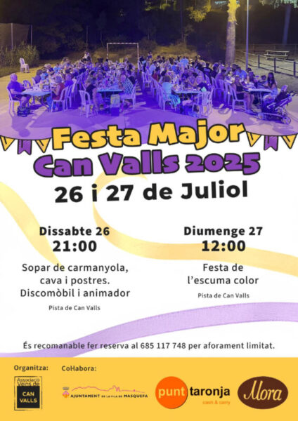 La Bustia cartell Festa Major Can Valls