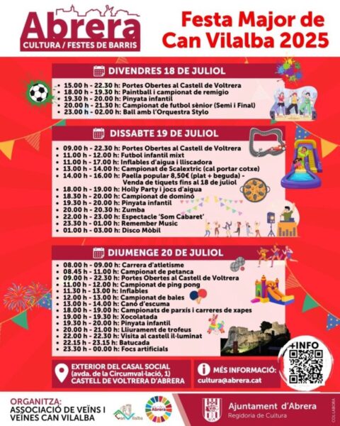 La Bustia cartell Festa Major Can Vilalba