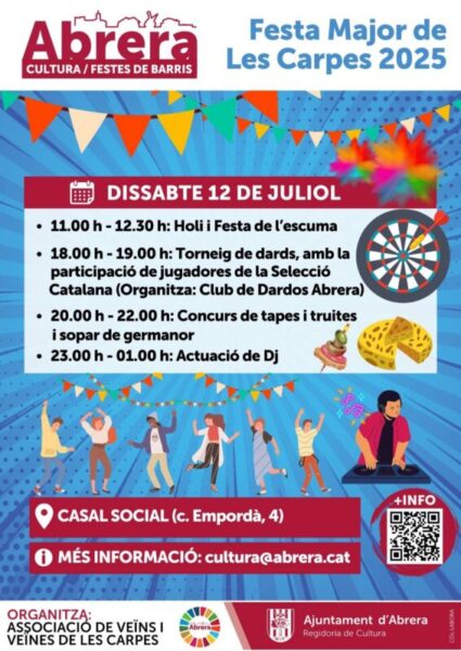 La Bustia cartell Festa Major Les Carpes