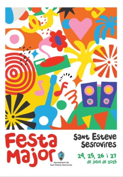 La Bustia cartell Festa Major Sant Esteve