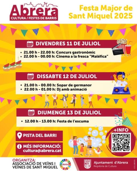 La Bustia cartell Festa Major Sant Miquel