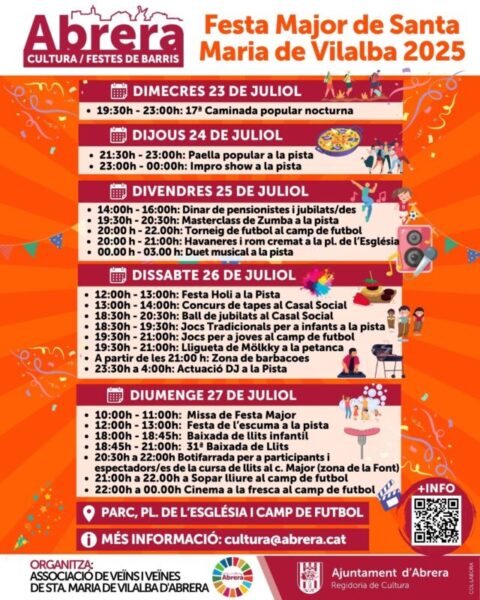 La Bustia cartell Festa Major Santa Maria Vilalba