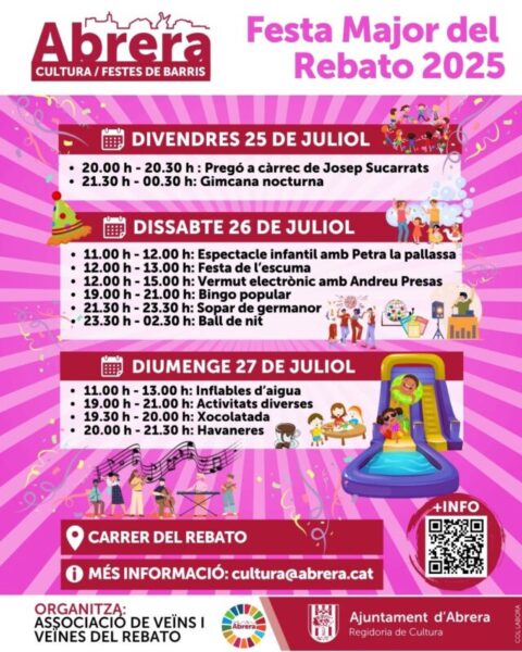 La Bustia cartell Festa Major del Rebato