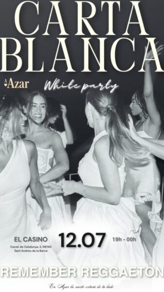 La Bustia cartell White Party