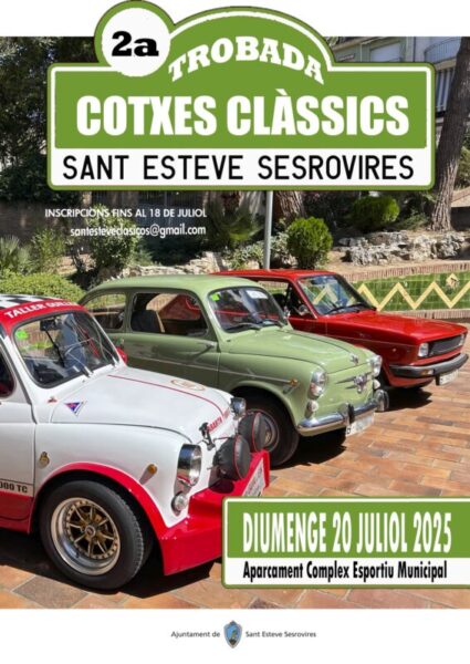 La Bustia cartell cotxes classics Sant Esteve