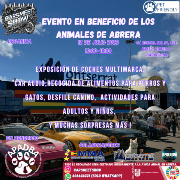 La Bustia cartell esdeveniment benefici animals Abrera