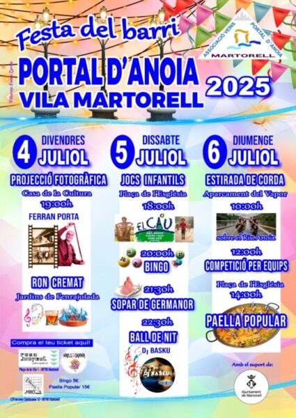 La Bustia cartell festes Portal Anoia